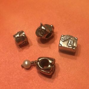 4 Pandora Charms